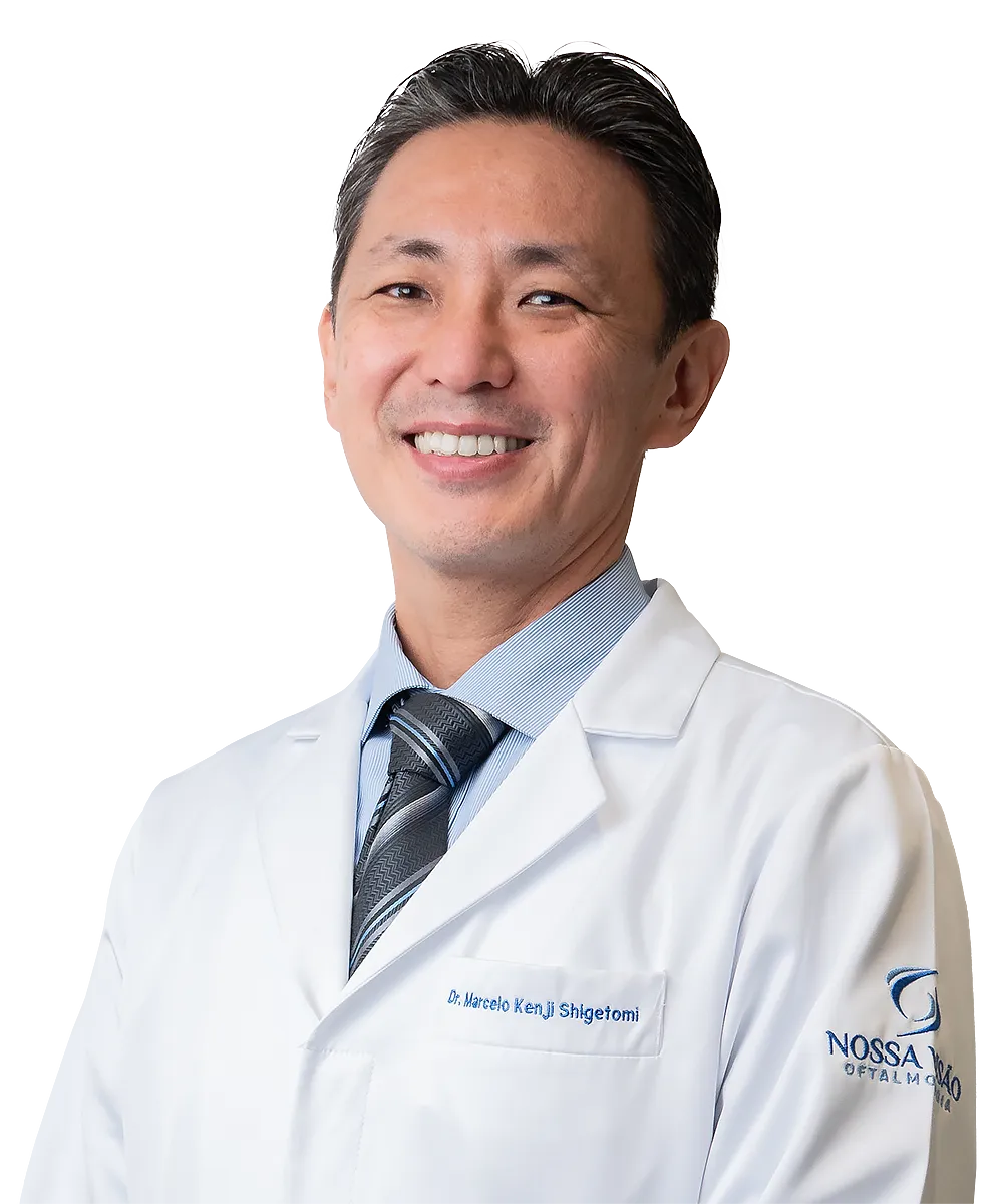 Dr. Marcelo Kenji Shigetomi, especialista em lentes de contato em São Paulo